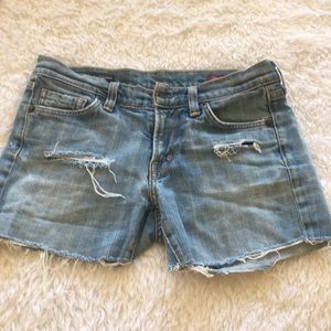 Citizens of humanity cut off shorts size 4